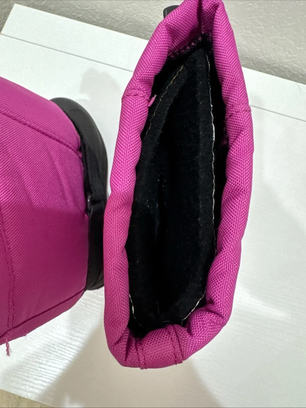 Kamik Kids Snow Boots Size 12 Pink Black Waterproof Winter Boots Cold Weather